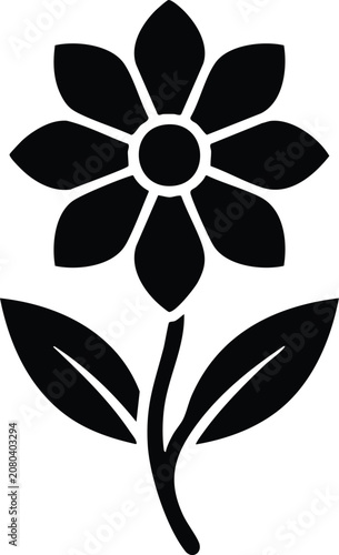 Elegant Flower Silhouettes Collection | Premium Floral Vector Clipart Bundle