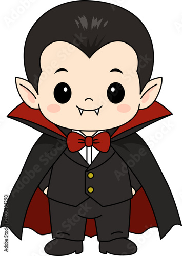 Dracula halloween character cartoon