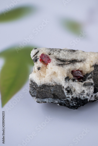 Bilde på lerret this is a sensational deep gemmy red Cinnabar crystals from Hunan China