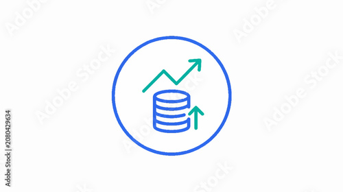Business growth and financial success arrows