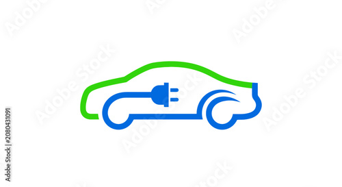 Modern Electric Vehicle Symbolizing Eco-Friendly Transportation and Sustainable Energy Solutions