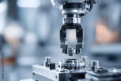 Precision robotic gripper machine for industrial automation and advanced manufacturing businesses