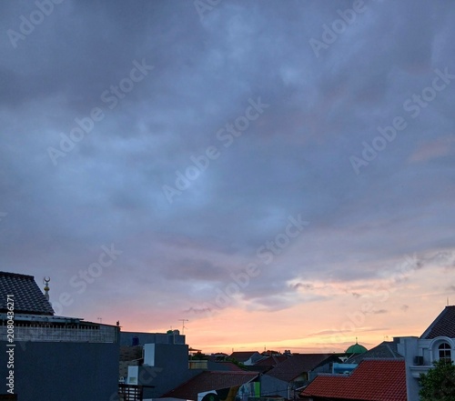 Morning Sky with Stunning Colors