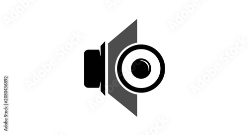 Minimalistic Speaker Icon Design Suitable for Various Multimedia and Audio Applications