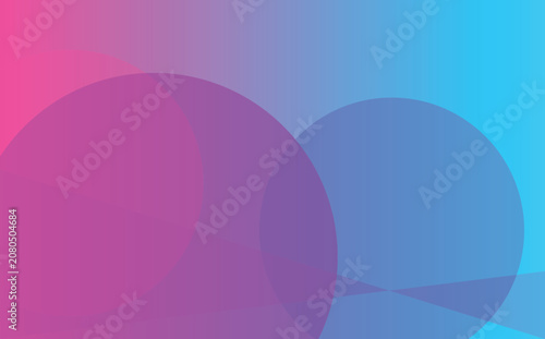 Abstract background, featuring overlapping circular, shapes with a, smooth gradient transition, from vibrant pink, to bright cyan, blue color tones