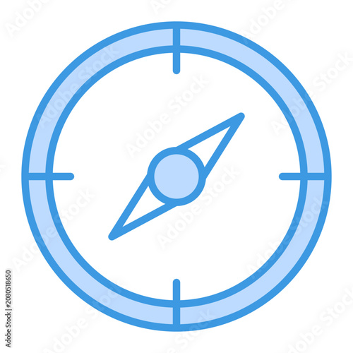 Digital compass icon