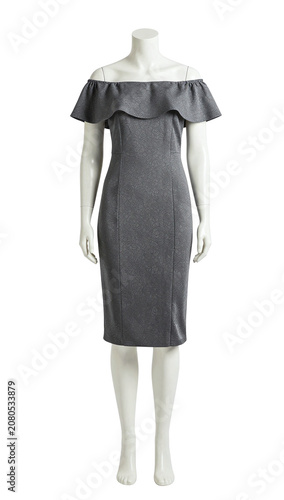 black dress on mannequin