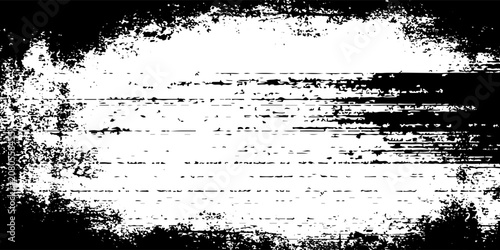 Konstfotografi black and white vector image of grunge destressed rough weathered background tex