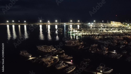 lights in the port of Otranto
