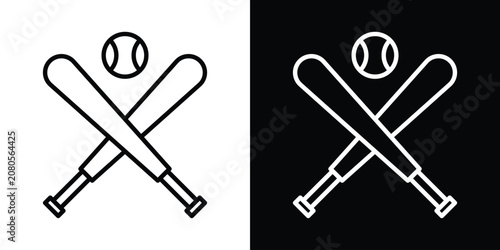 Bild auf Leinwand Baseball icon