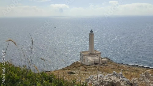 the Punta Palascio lighthouse in Otranto