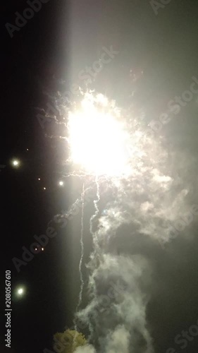 fireworks on a summer night
