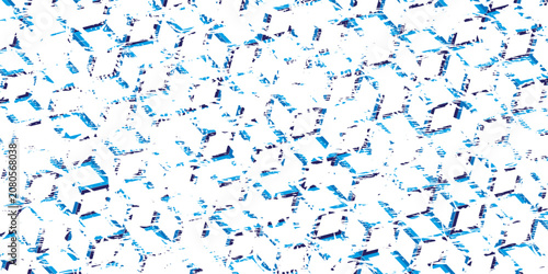 Photos Seamless blue geometric pattern with triangles, vector, modern