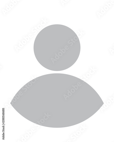 Canvastavla Blank avatar. Photo place holder.