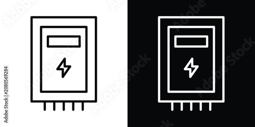 Foto Electricity box icon