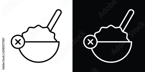 Obraz na plátně Lack of appetite icon