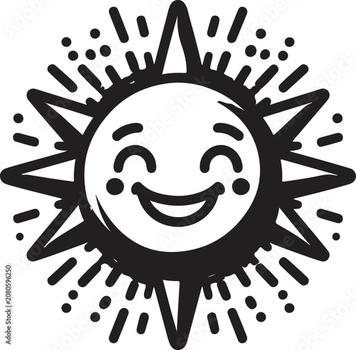 sun cartoon character