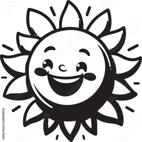 sun cartoon character