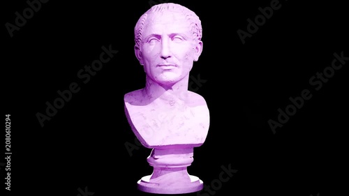 Rotating Sculpture of Farnese Caesar Digital Sculpture
