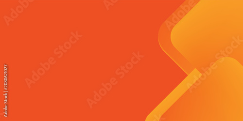 Abstract orange and yellow geometric background. Modern concept for graphic design, background, web design, poster, banner, book, slideshow. Vector illustration