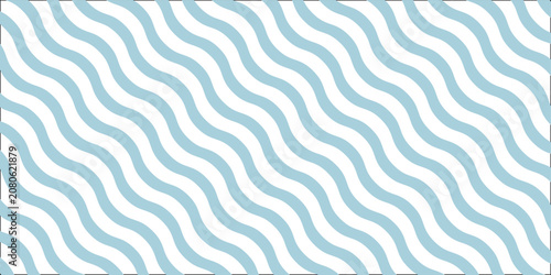 Seamless Wave Pattern, Hand drawn water sea vector background. Wavy beach print, curly grunge paint lines,