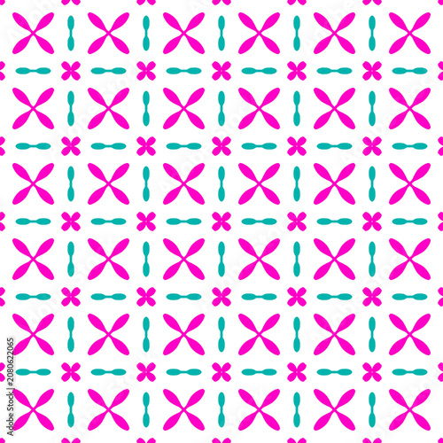 Colorful Seamless Geometric Pattern for Festive Decoration
