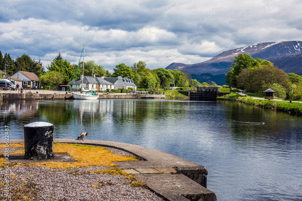 Fototapeta premium Corpach, Fort William, Scotland.