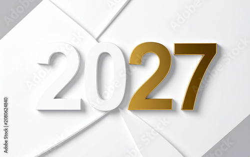 Happy New Year 2027 design