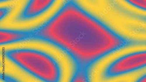 Vibrant fluid shapes ripple with heat-like gradients #2