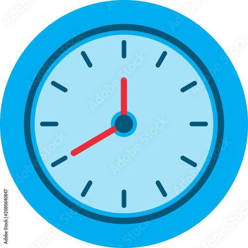 wall clock isolated