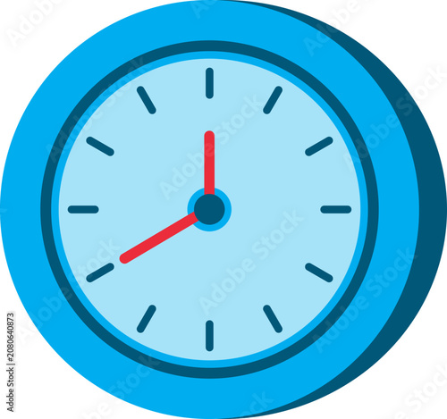 wall clock isolated