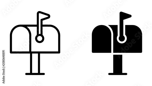 Canvastavla Mailbox Icon Set