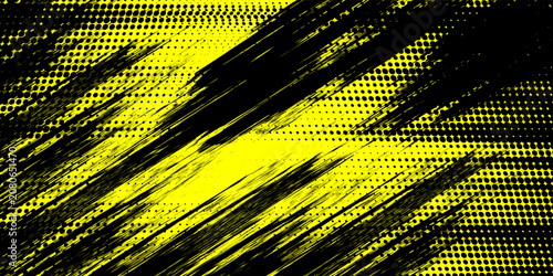 Halftone dots gradient grunge texture background blue and black color pattern. Dot pop art comic sport style vector illustration. grunge vector dots