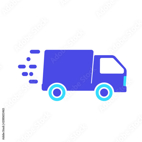 Delivery Van Flat Icon