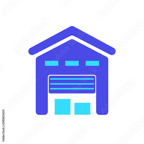 Warehouse Flat Icon