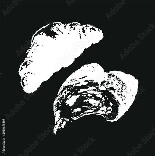 Croissant vector illustration isolated on white background. French Croissant colorful icon. Flat food solid icon design. Icon for infographic, packaging label, food app website and bistro