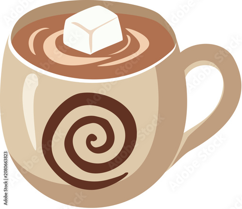 cup of coffee with chocolate