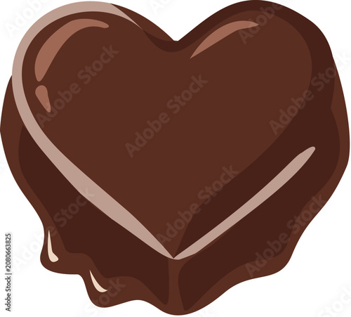 heart shaped chocolate