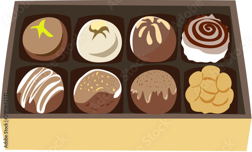 chocolate easter eggs and chocolate