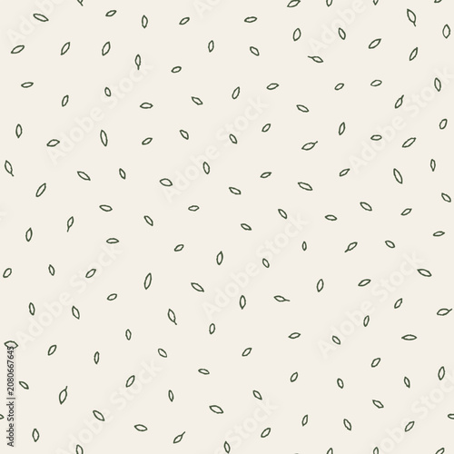 Minimal Leaf Confetti Seamless Surface Pattern