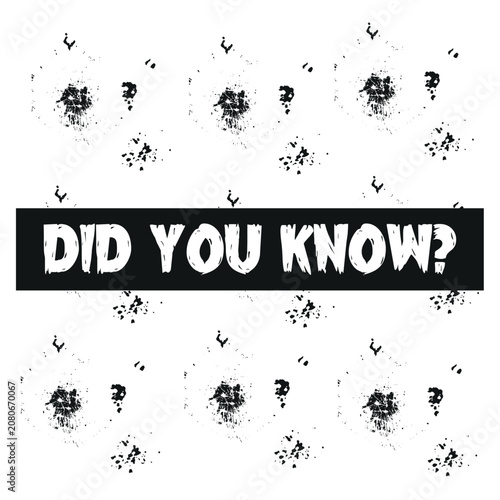 Did you know banner design. Box frame with bulb. Template with message speech bubble and question mark. Vector illustration.