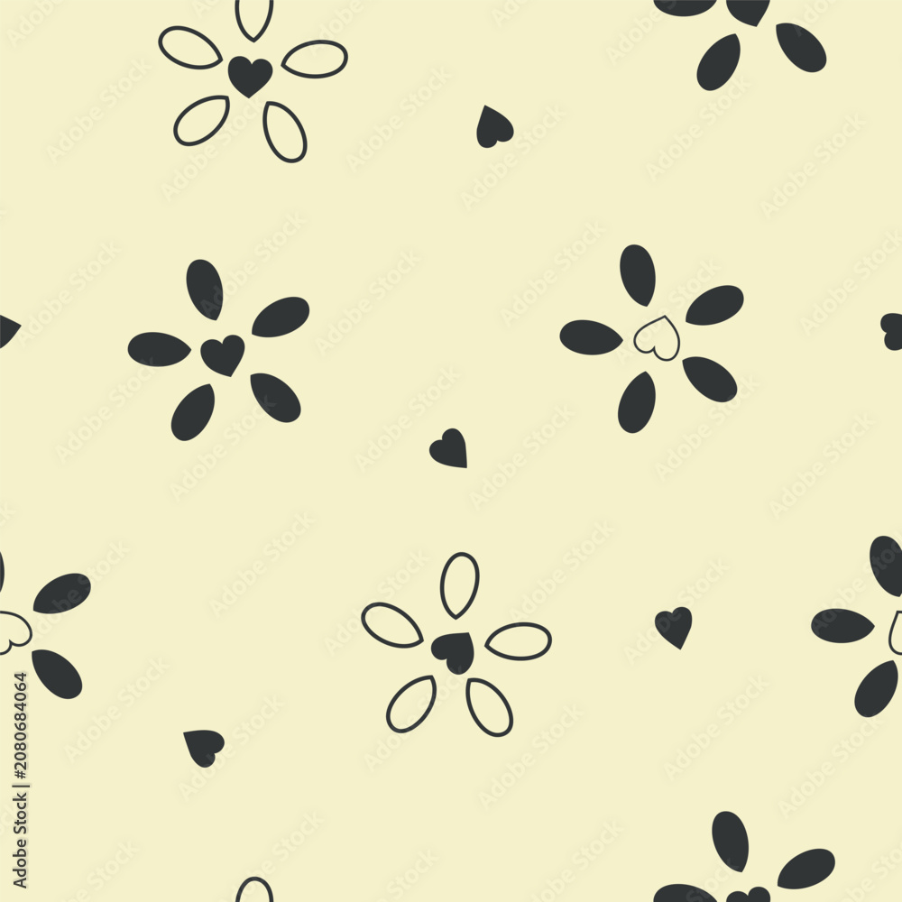 Fototapeta premium Delicate daisy lace print with romantic floral details and an elegant feminine style.