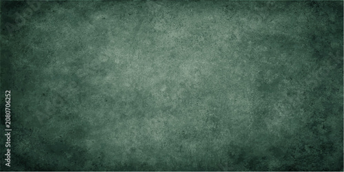 Green Grunge Chalkboard Background with Vintage Textured Wall Surface Dark Aged Blackboard Pattern Rough Concrete Blank Empty Backdrop Design Wallpaper