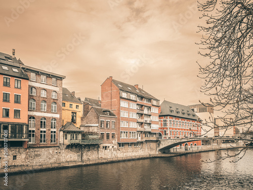 Photography Antique building view in Namur, Belgium