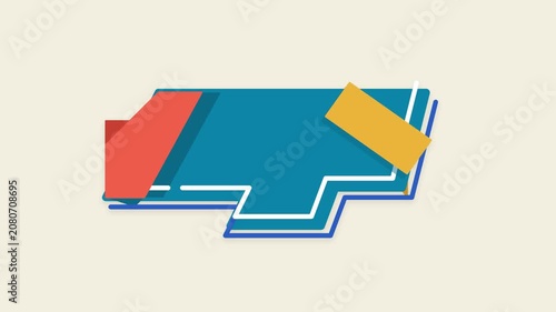 Modern Abstract Shape Geometric Vector Background