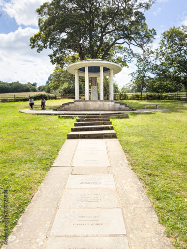 Magna Carta Memorial, the site of the sealing of the Magna Carta