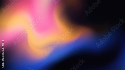 Abstract colorful light blur with dreamy bokeh background