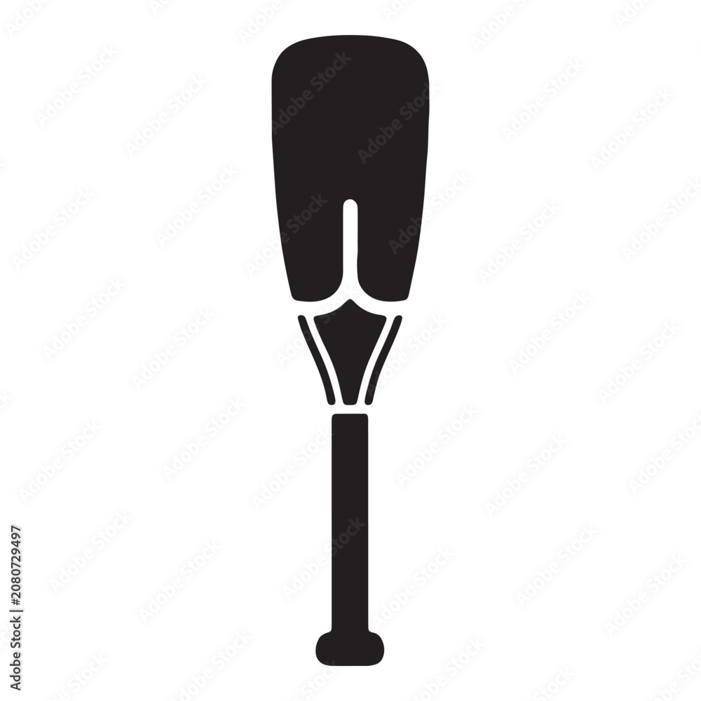 Fototapeta premium Minimalist silhouette of a standing figure holding a round object