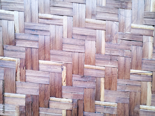 Bamboo weaving as a background