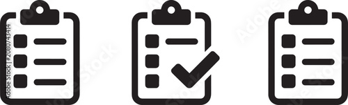 Clipboard checklists show the progression of tasks from pending items to successfully completed assignments.